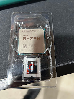AMD Ryzen 7 3700X processor in protective clamshell