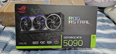 Sealed ASUS ROG Astral GeForce RTX 5090 box