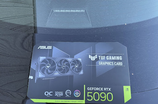 Sealed ASUS TUF Gaming GeForce RTX 5090 OC box
