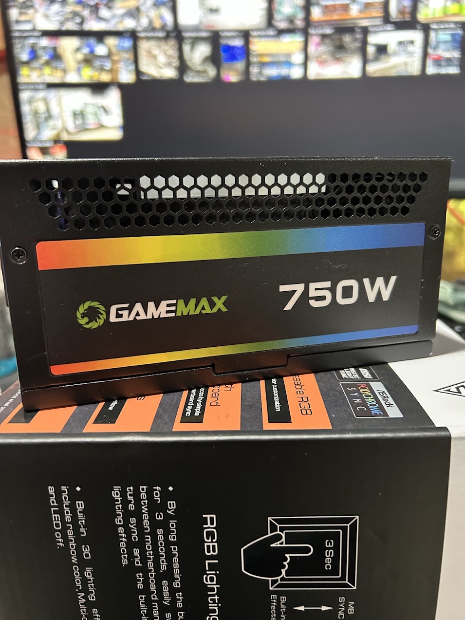 GAMEMAX 750W fully modular power supply