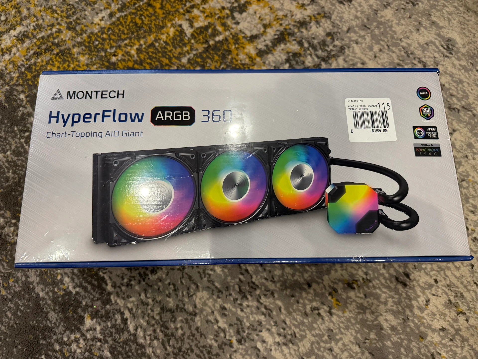 Montech HyperFlow ARGB 360 cooler box